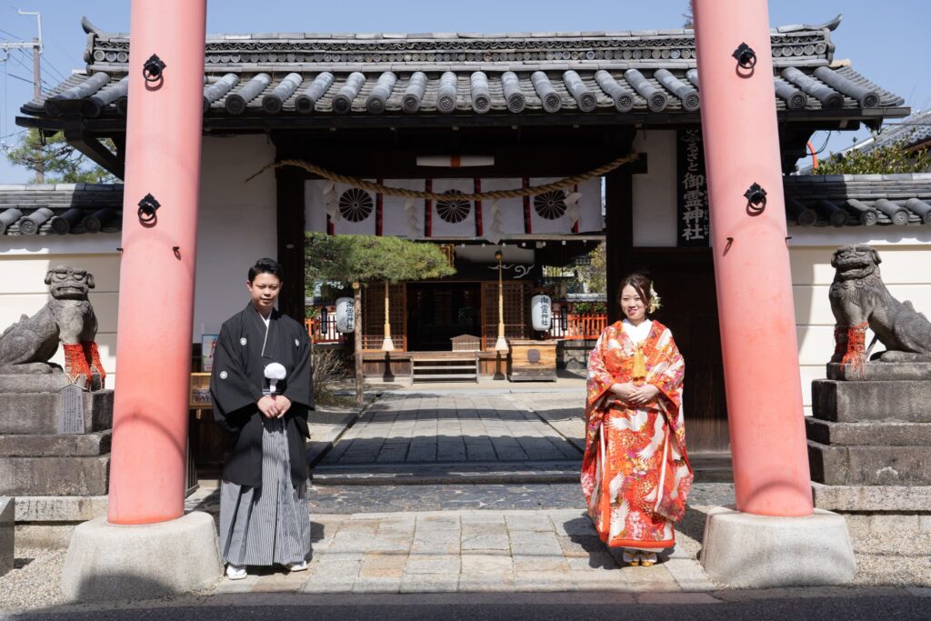 御霊神社奈良県奈良市結婚式出張撮影_奈良